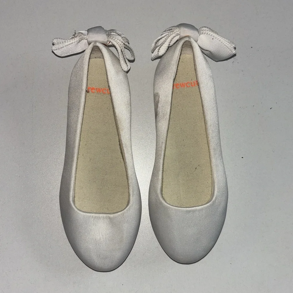 J. Crew Crewcuts Bridal Graduation Grosgrain Ribbon Bow Back Ballet Party